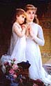 Two Girls Praying